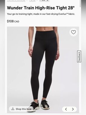 Lululemon Team Canada Wunder Train High-Rise Tight 28"